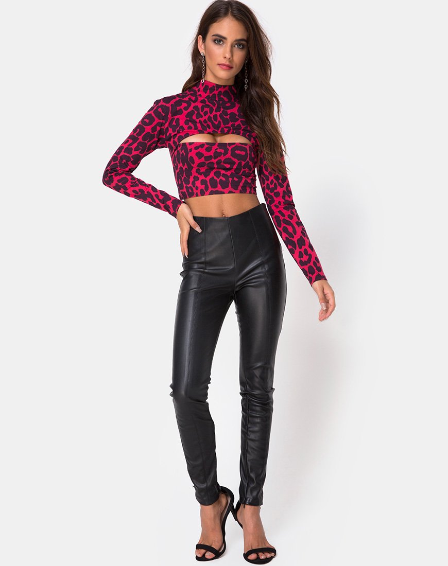 Image de Sinex Top in Oversize Jaguar Red