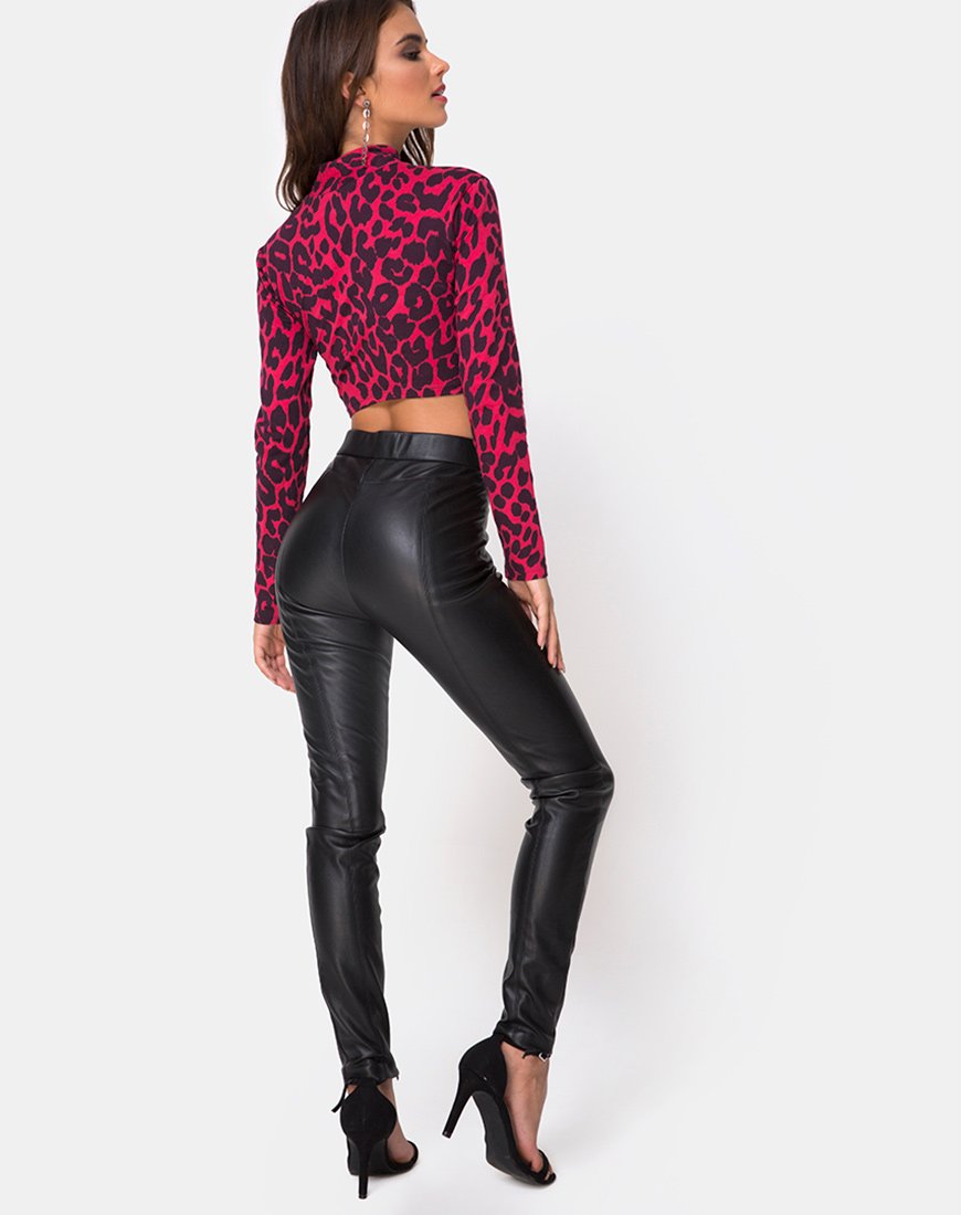 Image de Sinex Top in Oversize Jaguar Red