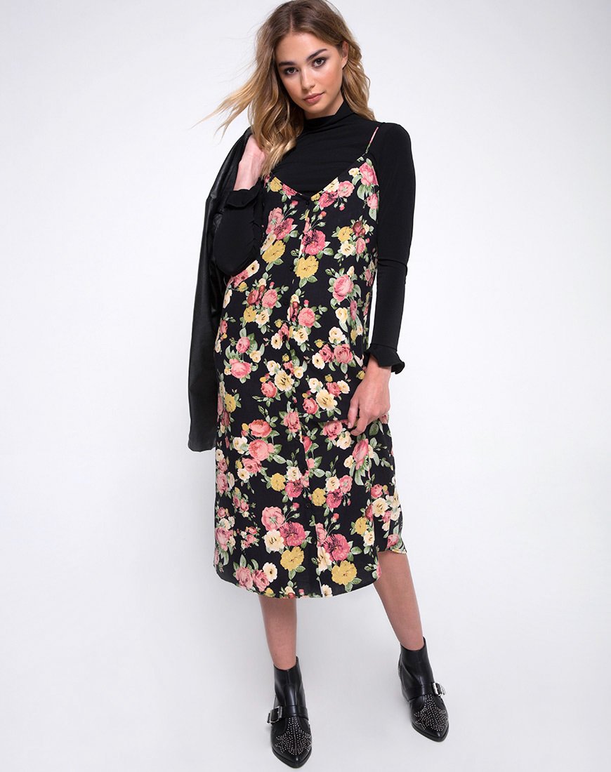 Image de Sini Slip Dress in Vintage Bloom