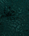 Satin Cheetah Forest Green