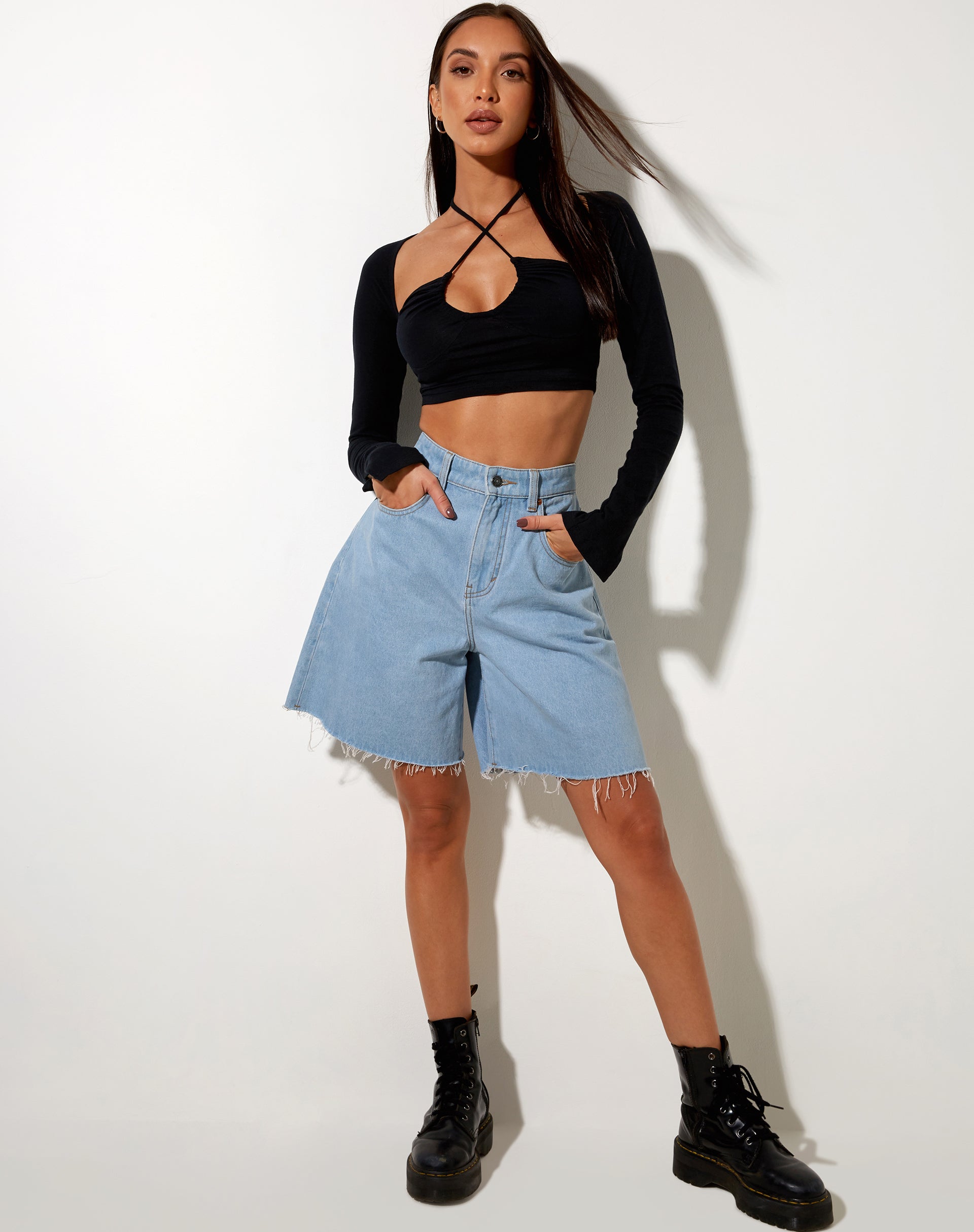 Image de Sira Crop Top in Black