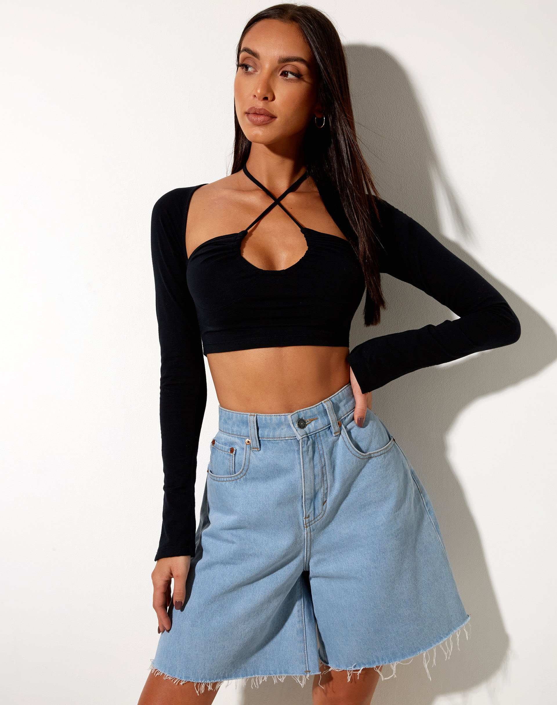 Image de Sira Crop Top in Black