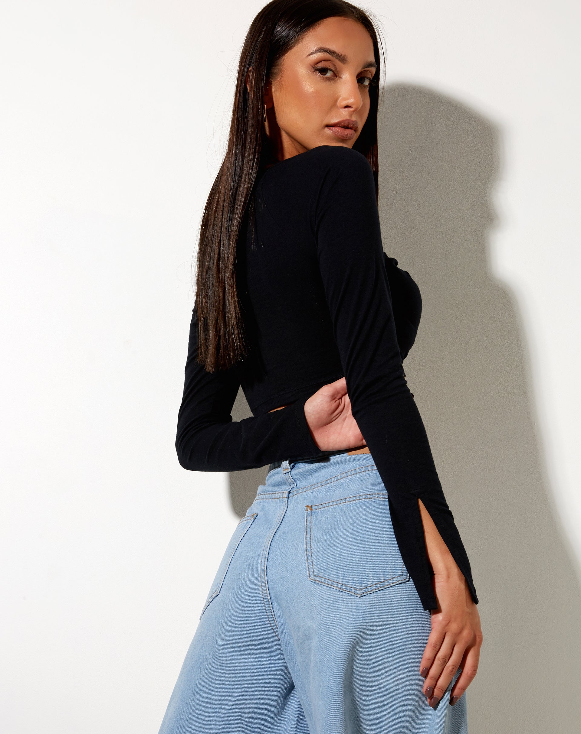 Image de Sira Crop Top in Black