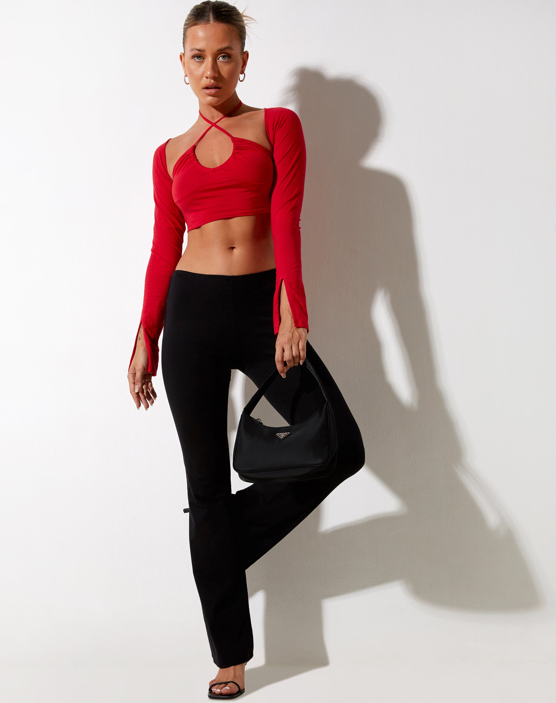 Image de Sira Crop Top in Racing Red