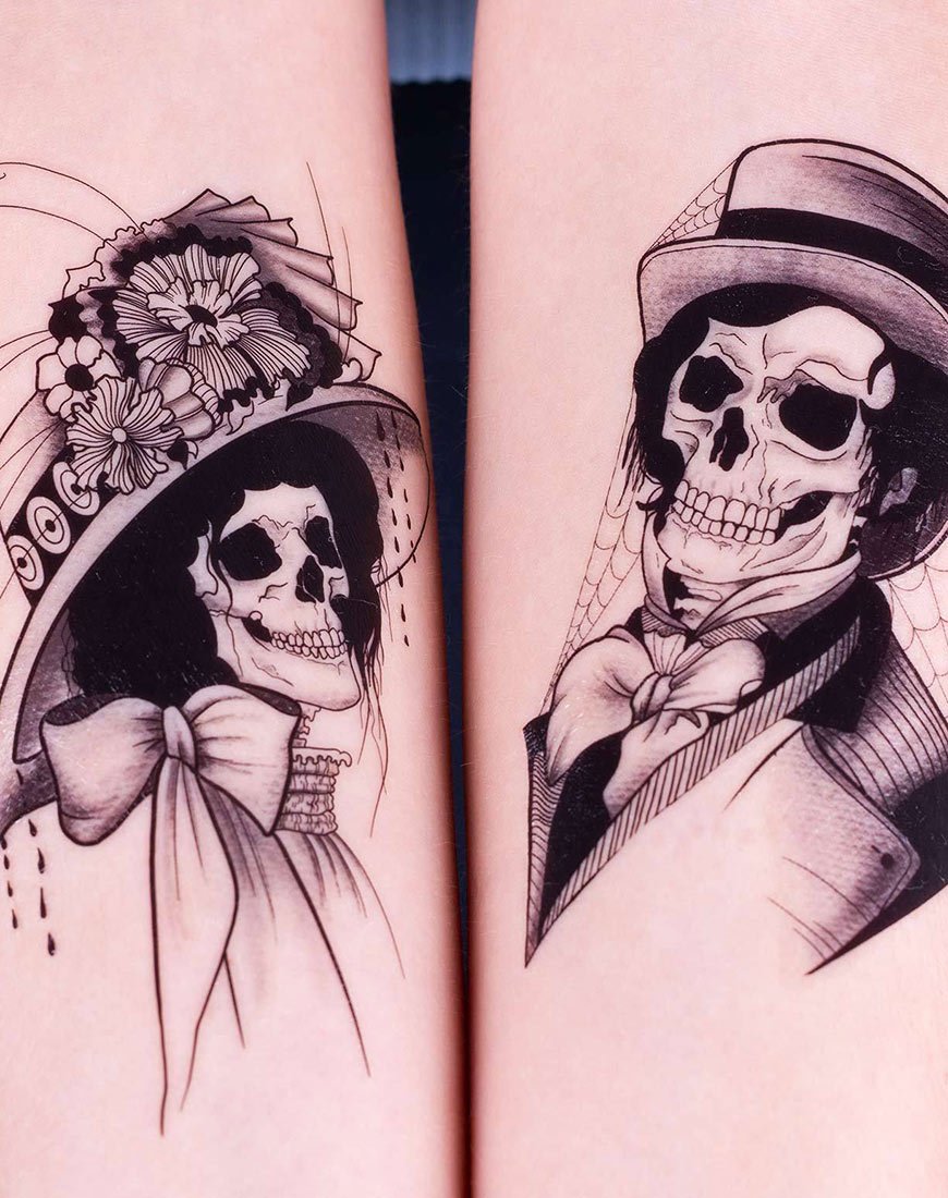Image de Skull Transfer Set in Black by Shrine