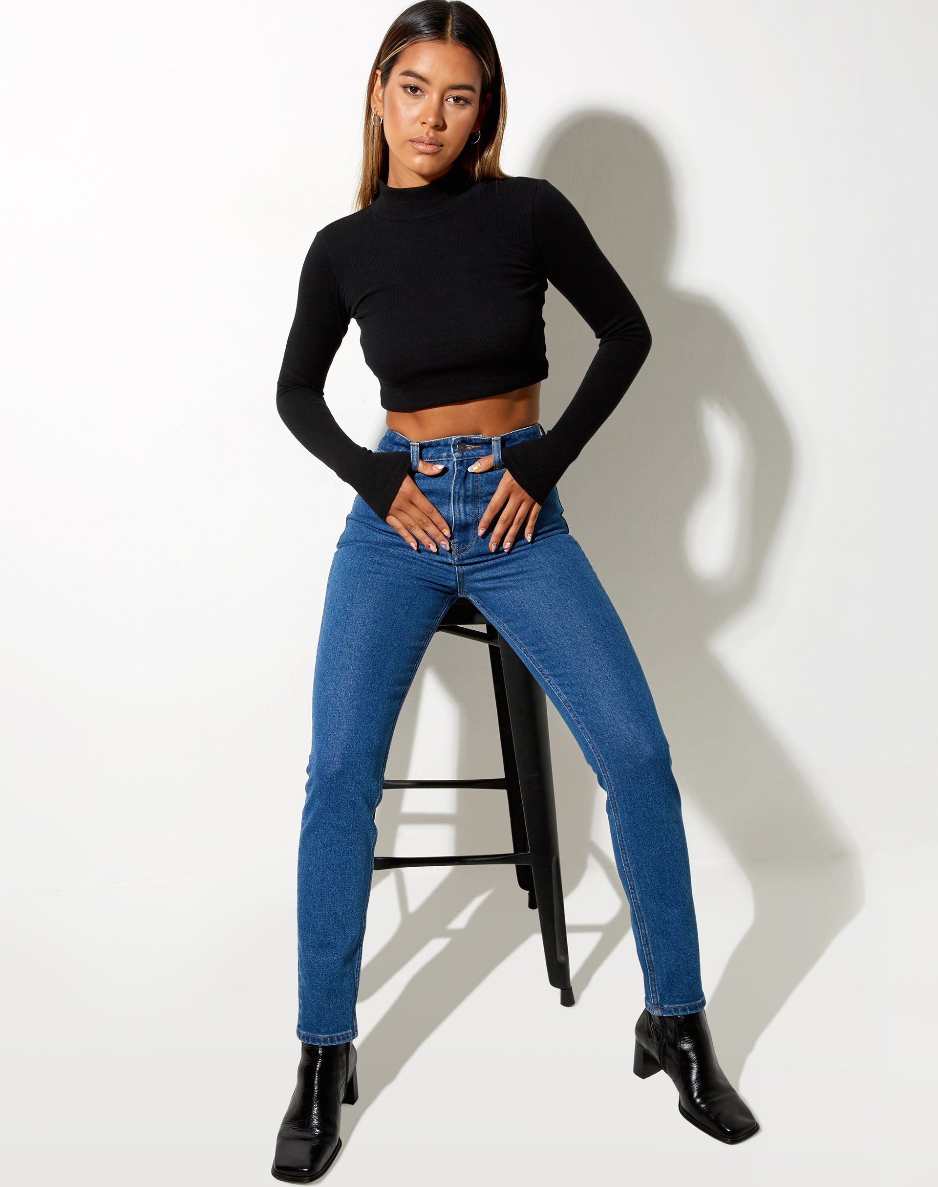 Image de Jeans Slim en bleu indigo
