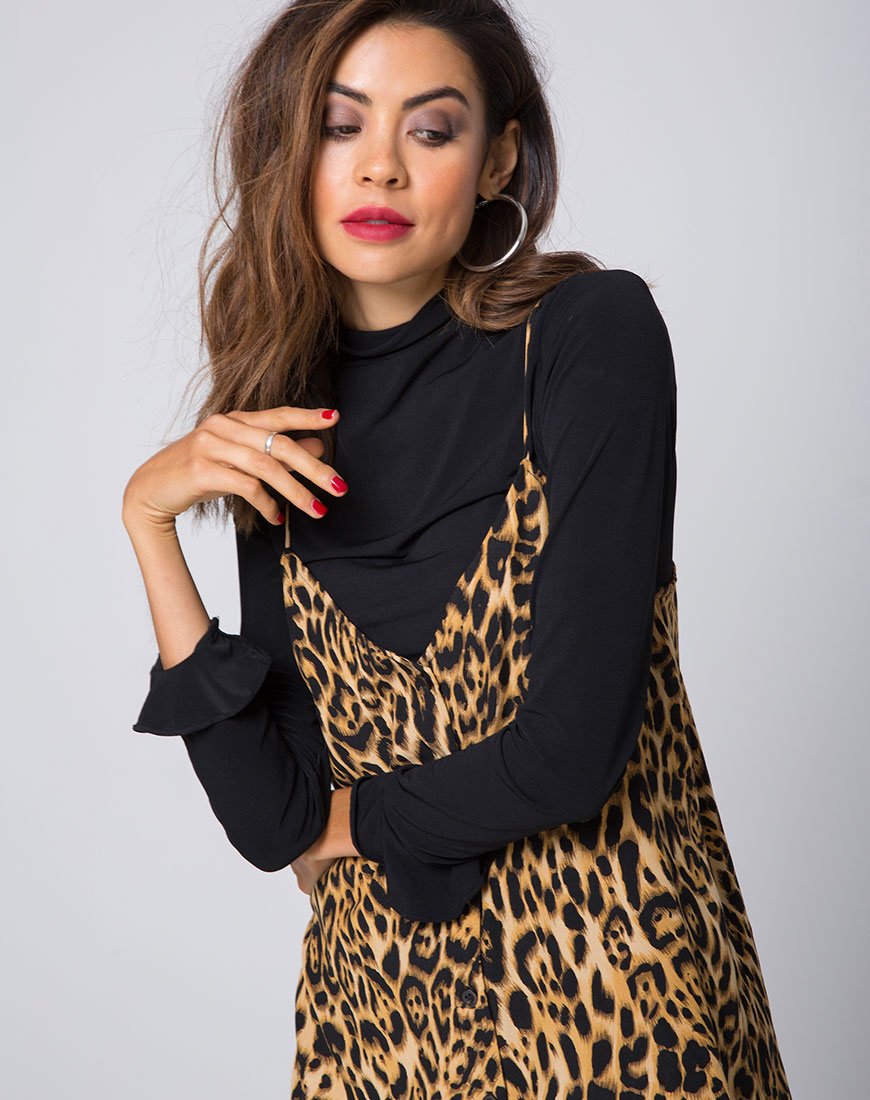 Image de Sanna Slip Dress in Leopard