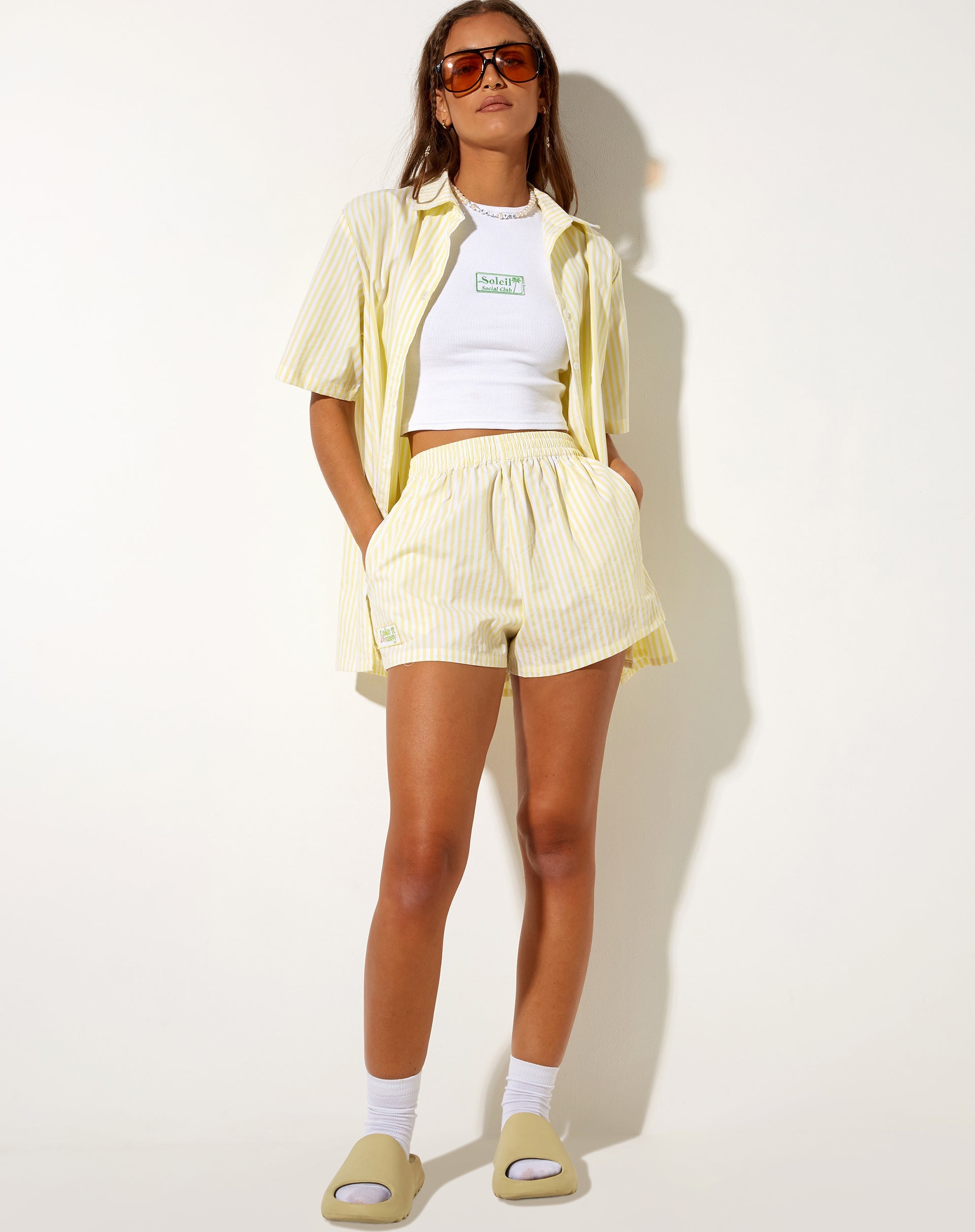 Image de Lala Short en jaune transparent Take It Easy