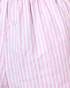 Rayure verticale rose et blanche