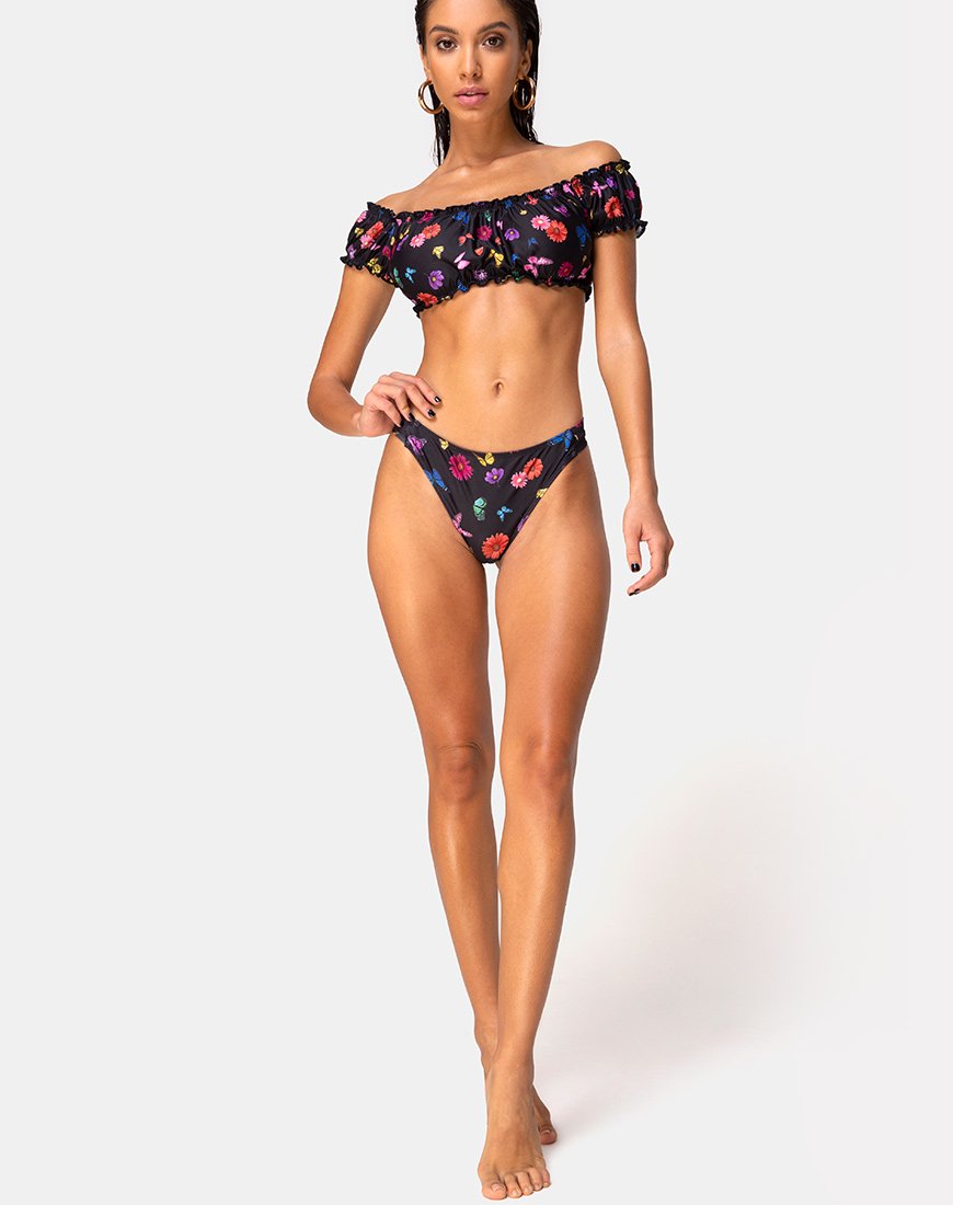 Image de Sofia Bikini Top in Butterfly Floral