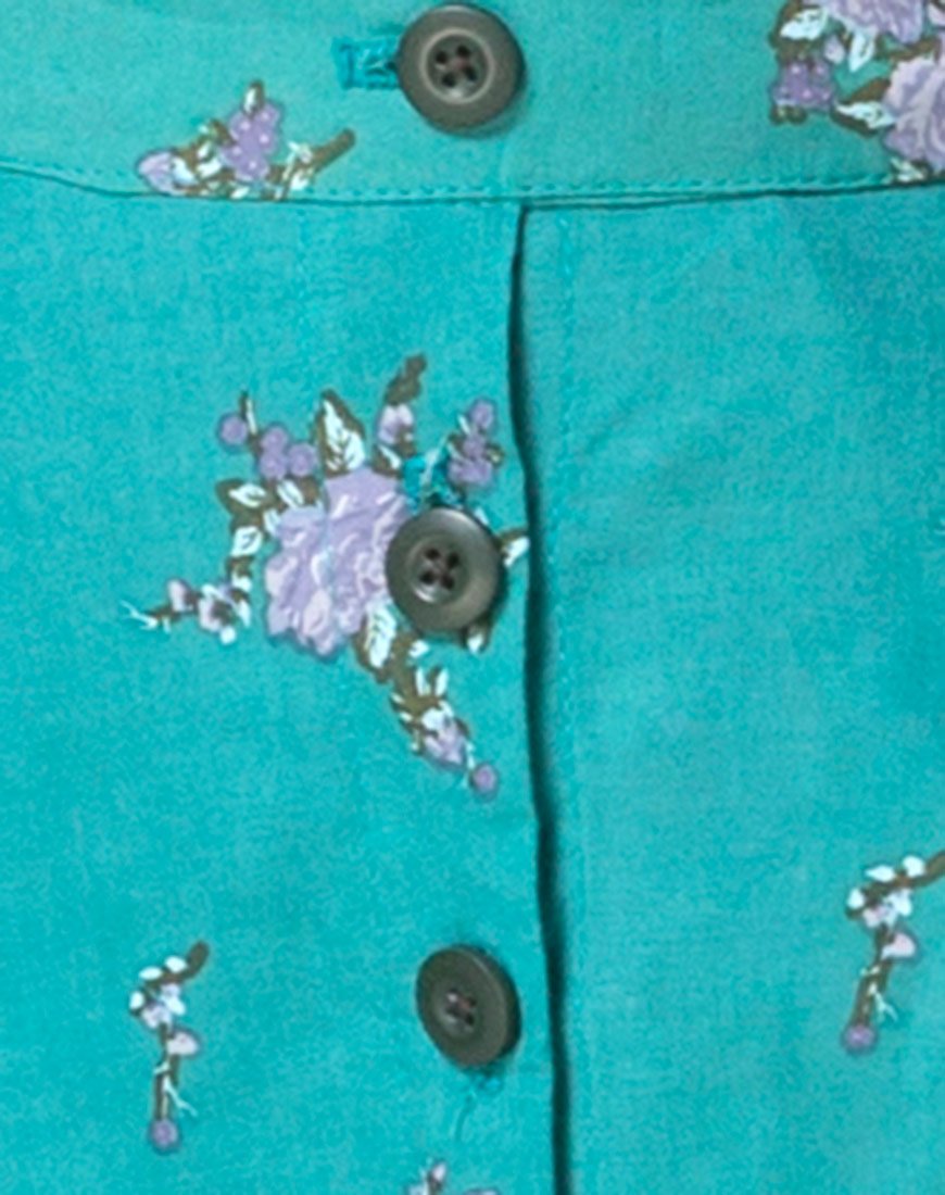 Image de Prema Midi Skirt in Soi Rose Green