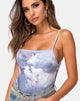 Image de Sol Bodice en Angel Velvet Grey
