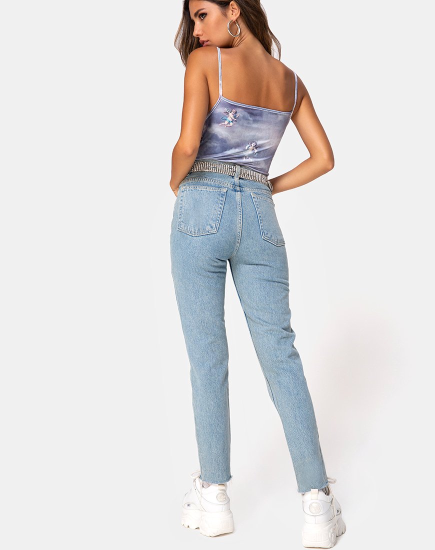 Image de Sol Bodice en Angel Velvet Grey