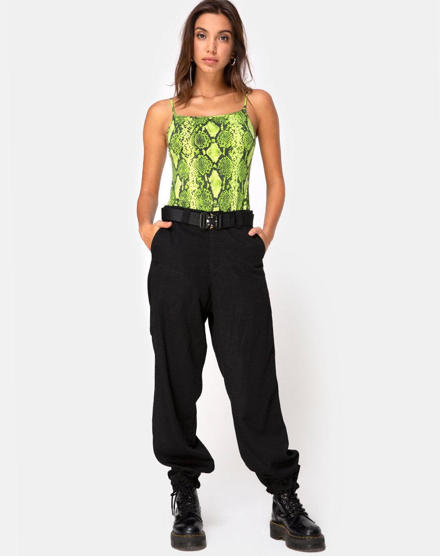 Image de Sol Bodice in Snake Lime