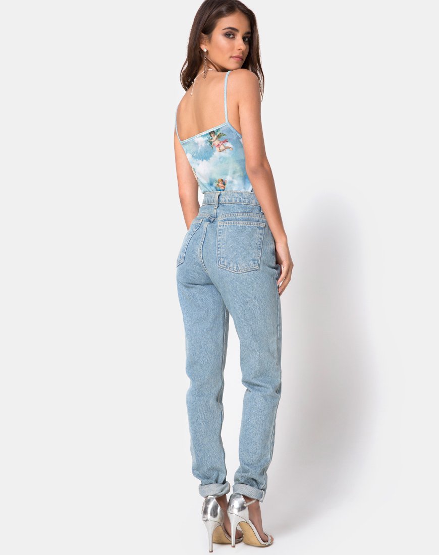 Image de Sol Bodice en Angel Velvet Blue