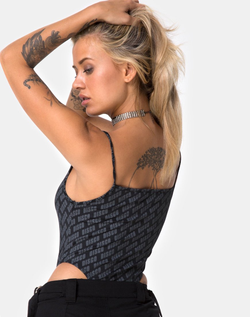 Image de Solemo Bodice in Diagonal Disco Silver