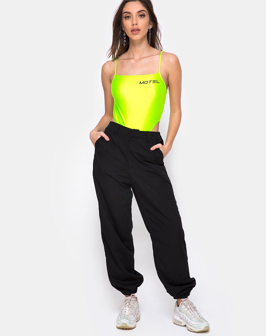 Image de Solemo Bodice in Nylon Green Motel