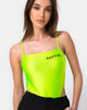 Image de Solemo Bodice in Nylon Green Motel
