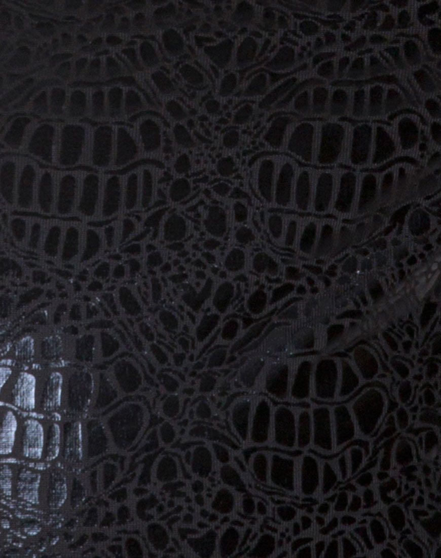 Image du corsage Solemo en serpent noir