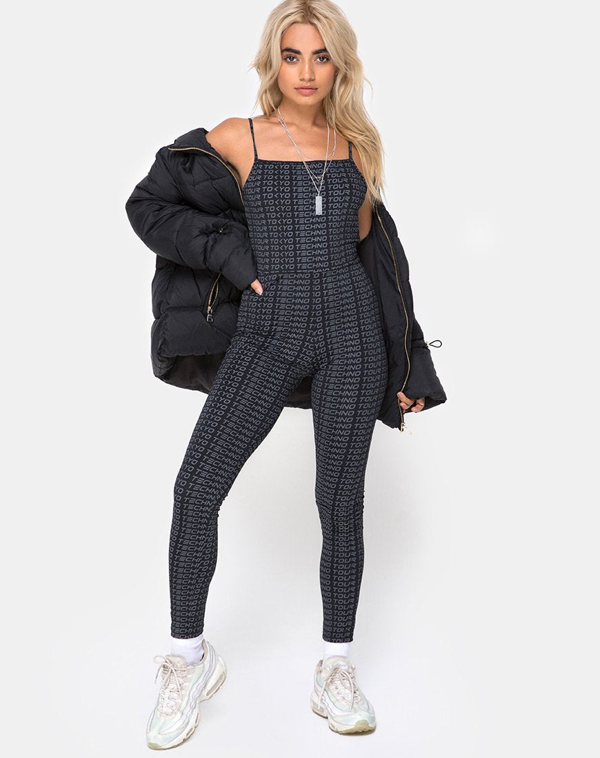 Unitard de Solita en Tokyo Techno Tour Noir