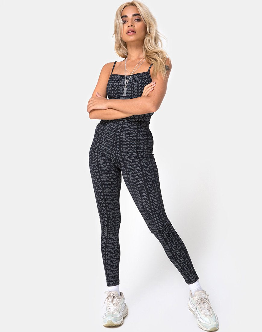 Image de Solita Unitard in Tokyo Techno Tour Black