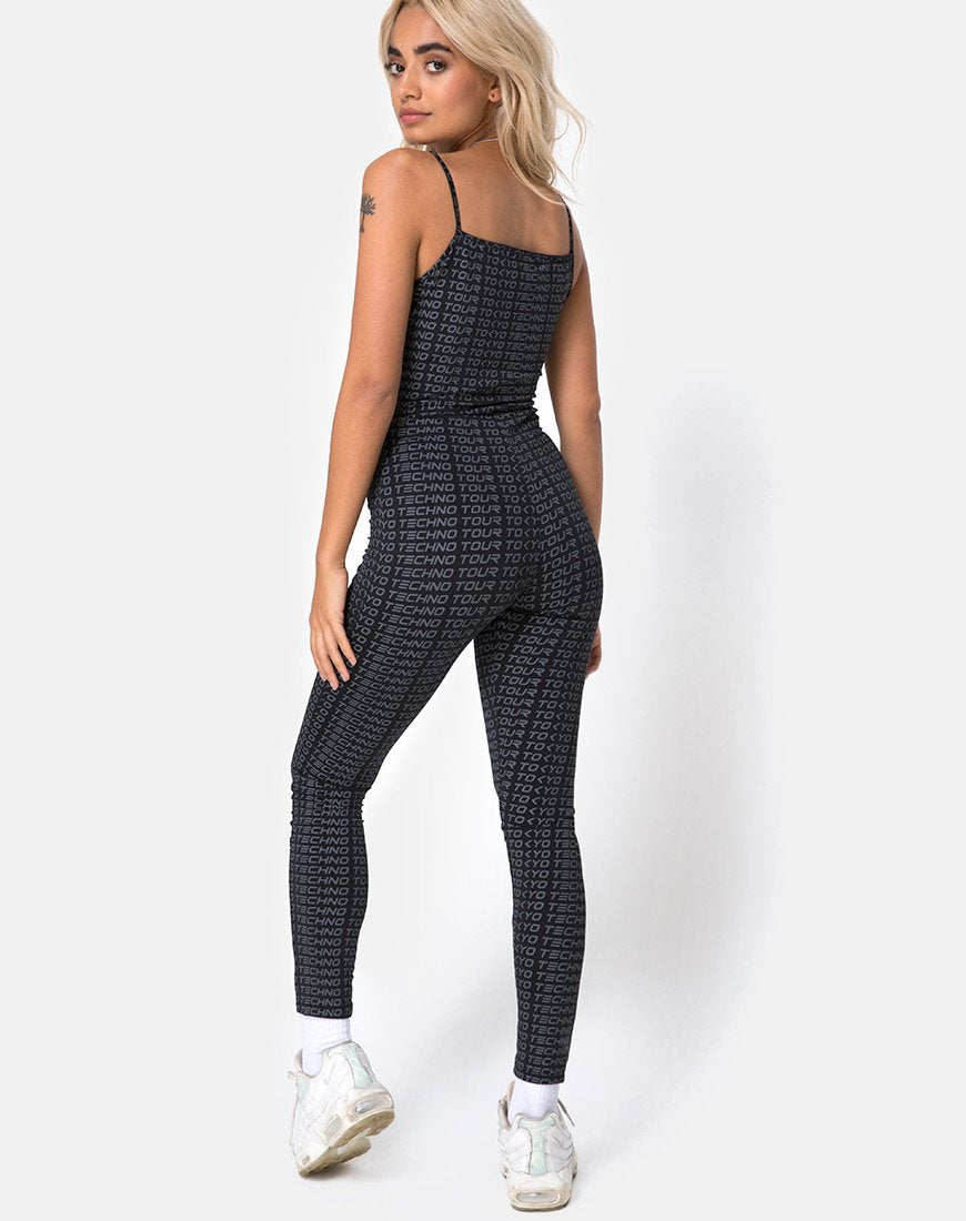Unitard de Solita en Tokyo Techno Tour Noir