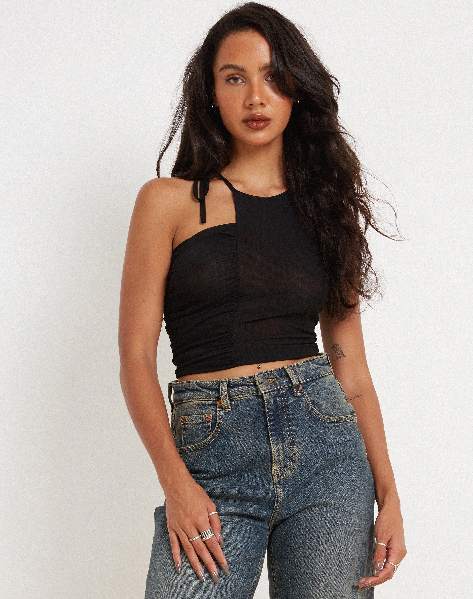 image de Sonja Crop Top in Black