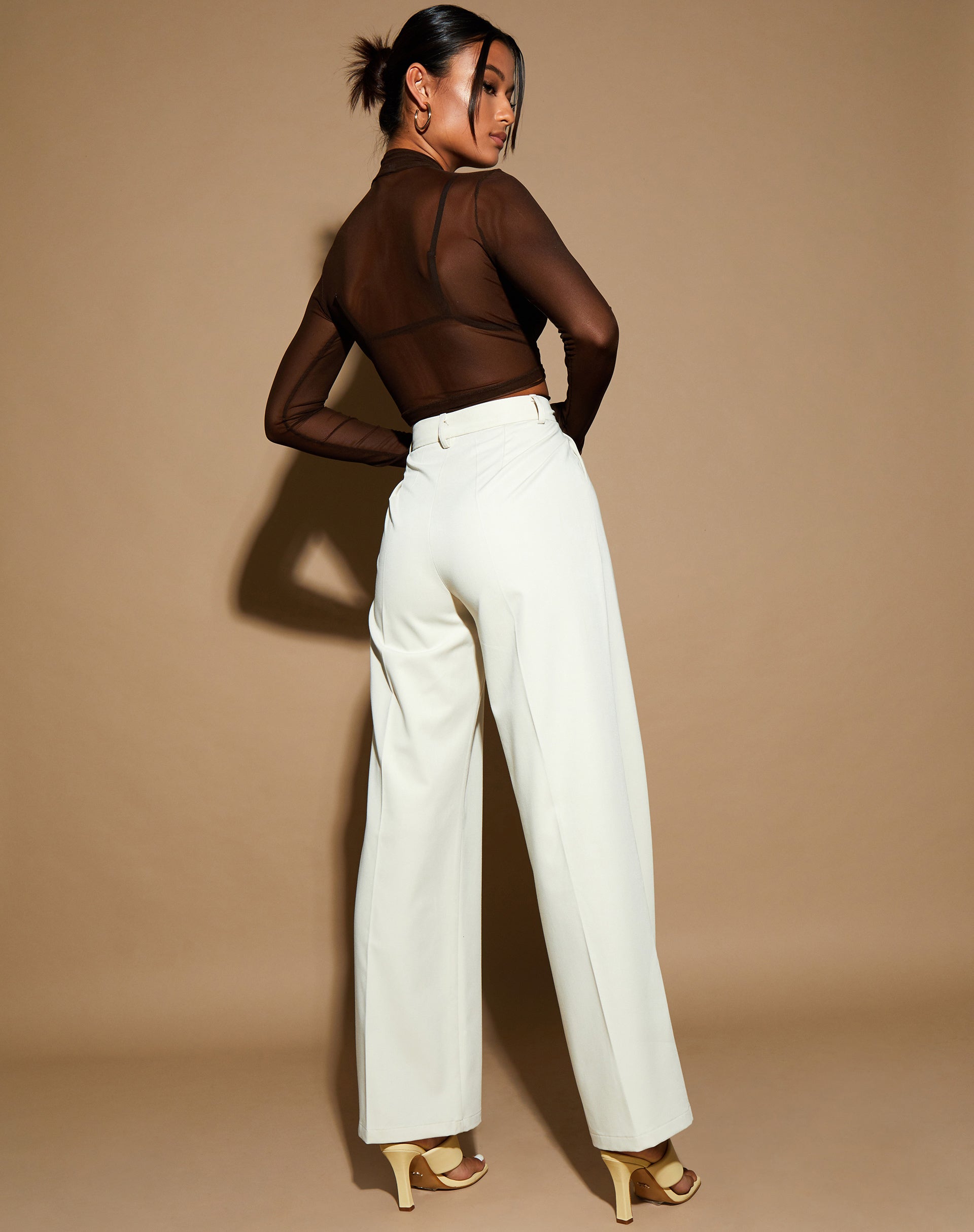 Image du pantalon Abba en crème