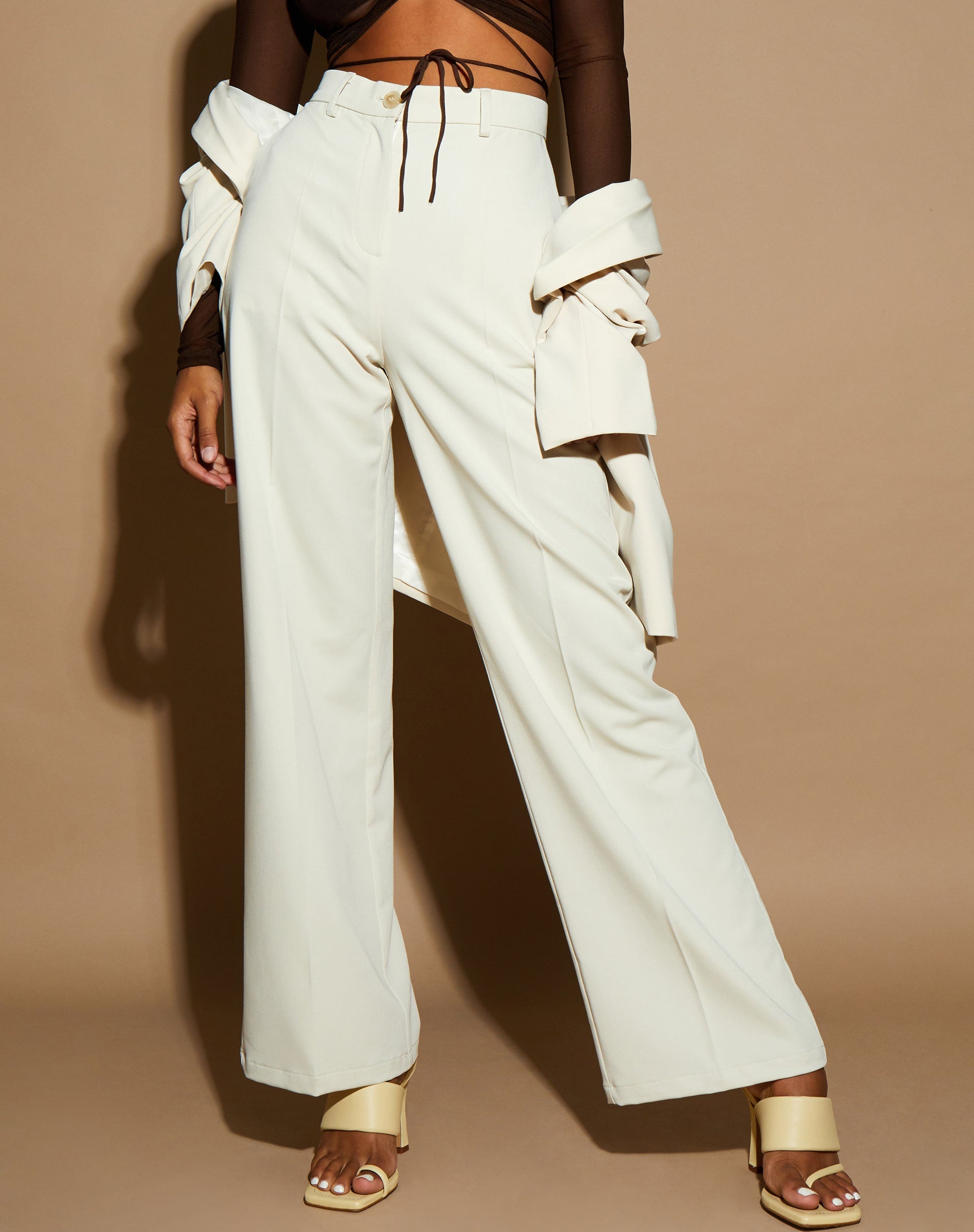 Image du pantalon Abba en crème