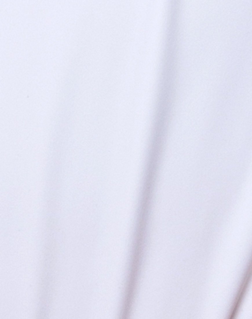 Image du maillot de bain fendu en blanc