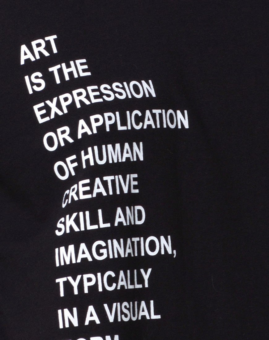 Image de Step Hem Art Expression Oversized T-Shirt Dress