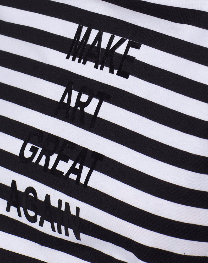 Image of Oversize Basic Tee in Make Art Great Again