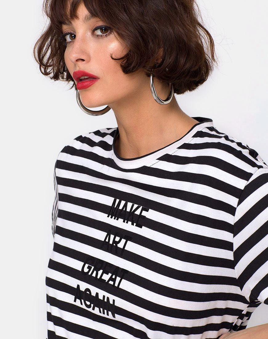 Image of Oversize Basic Tee in Make Art Great Again