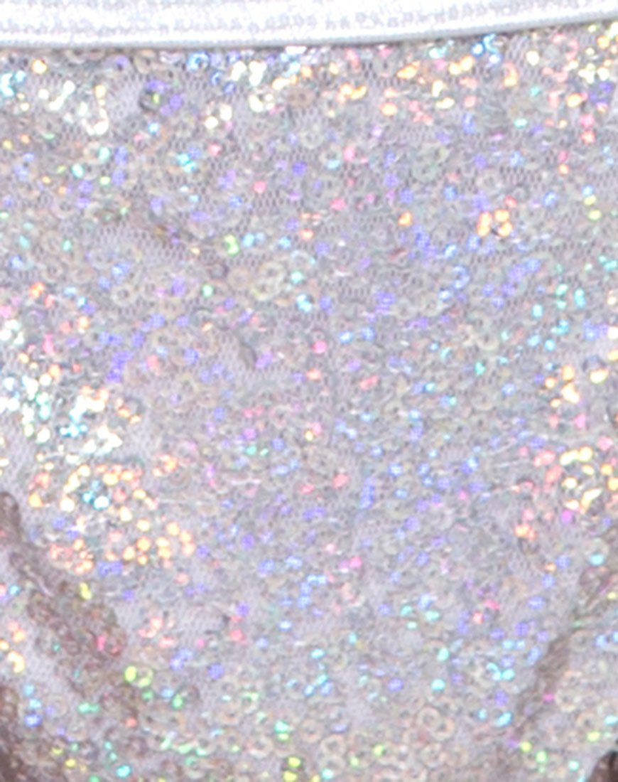 Image de Sugar Rush Bikini Bottom in Sequin Diamond Shine