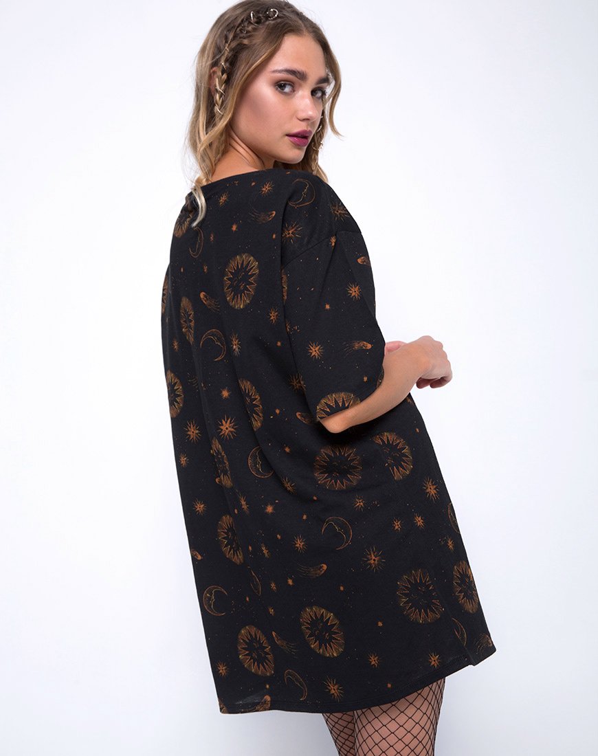 Sunjass Swing Dress en Celestial Black