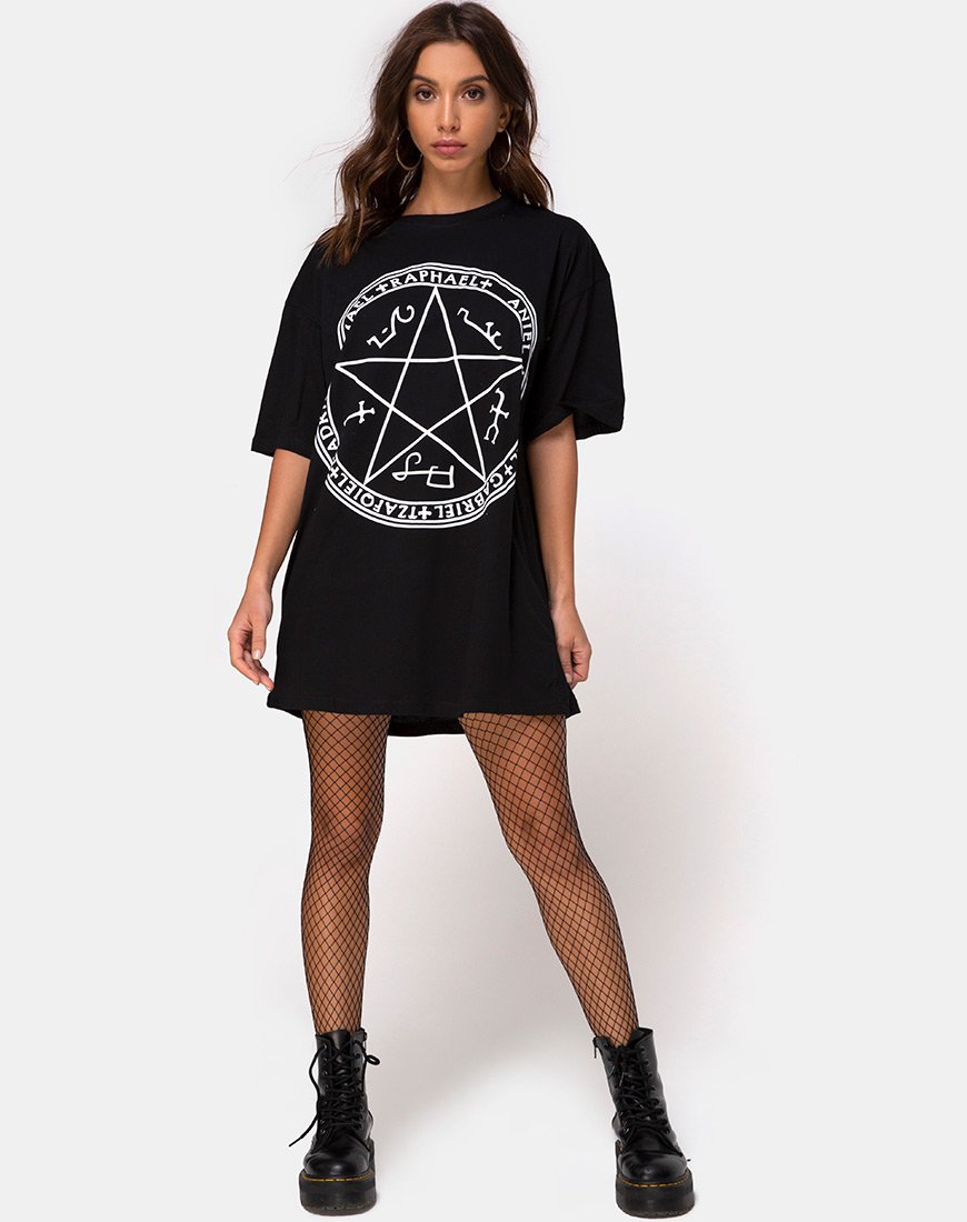 Image de Sunny Kiss Tee in Black Devil Trap