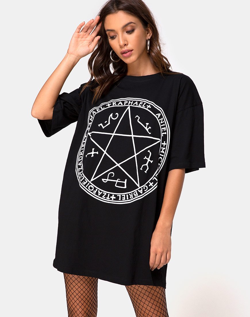 T-shirt Sunny Kiss en noir Devil Trap
