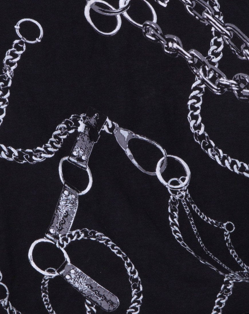 Image de Sunny Kiss Oversize Tee in Chain