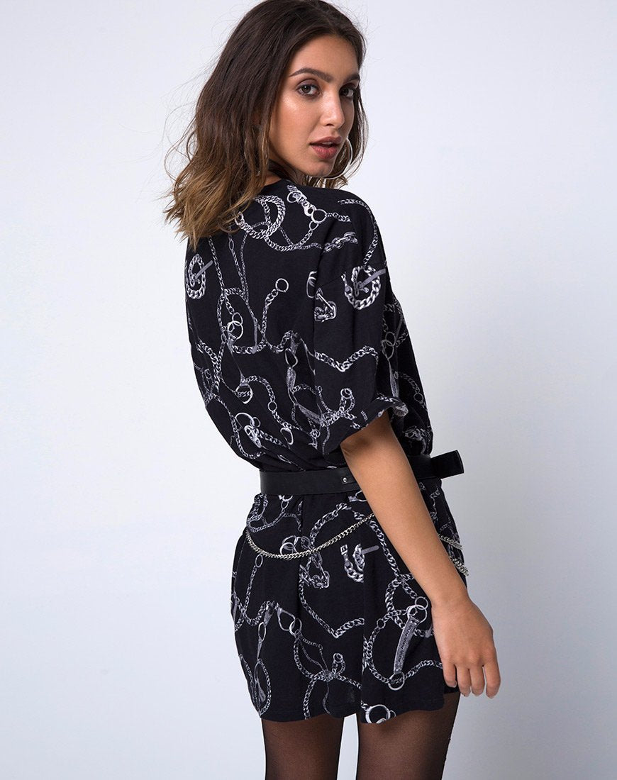 Image de Sunny Kiss Oversize Tee in Chain