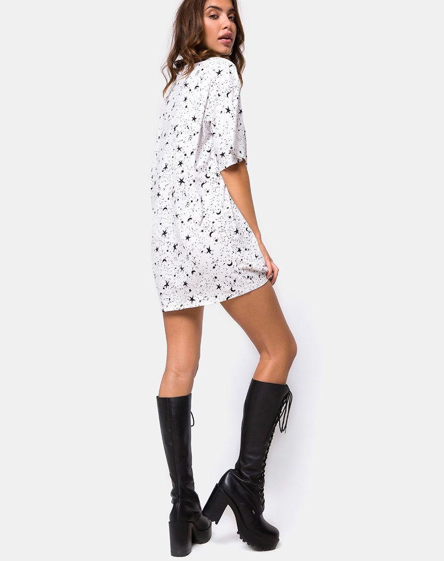 T-shirt Sunny Kiss, blanc Cosmo