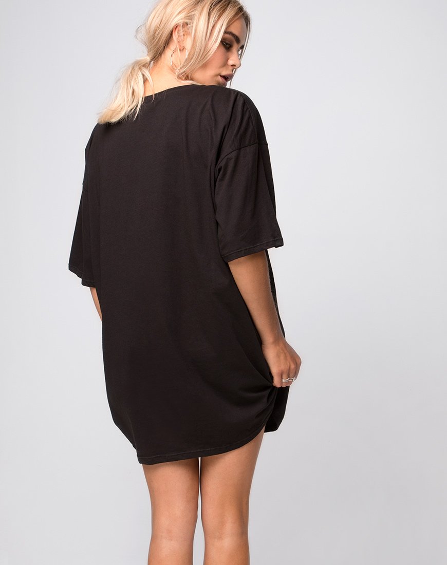 T-shirt Sunny Kiss en noir Heart Breaker