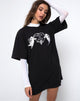 Image de Sunny Kiss Tee en noir Forever or Never