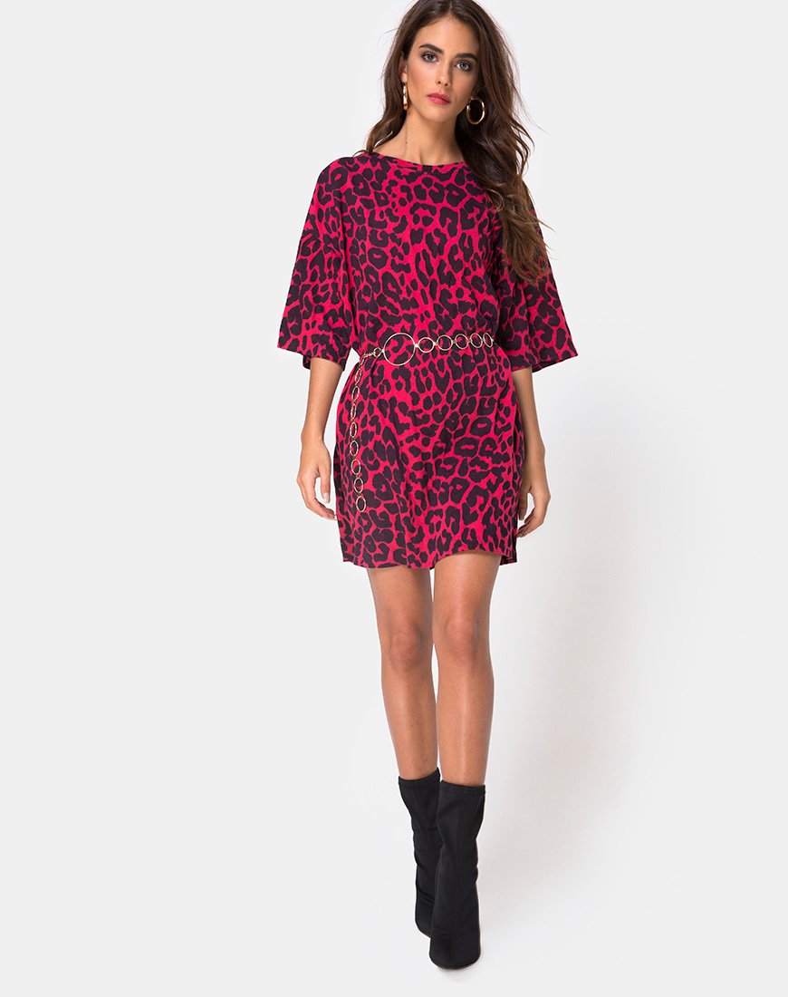 Image de Sunny Kiss Tee in Oversize Jaguar Red