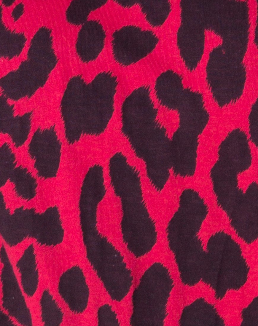 Image de Sunny Kiss Tee in Oversize Jaguar Red