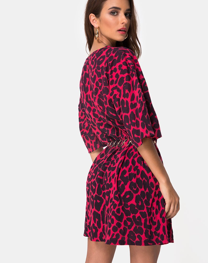 Image de Sunny Kiss Tee in Oversize Jaguar Red