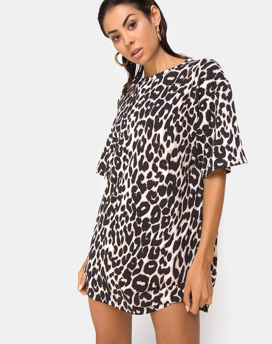 Image de Sunny Kiss Tee in Oversize Jaguar