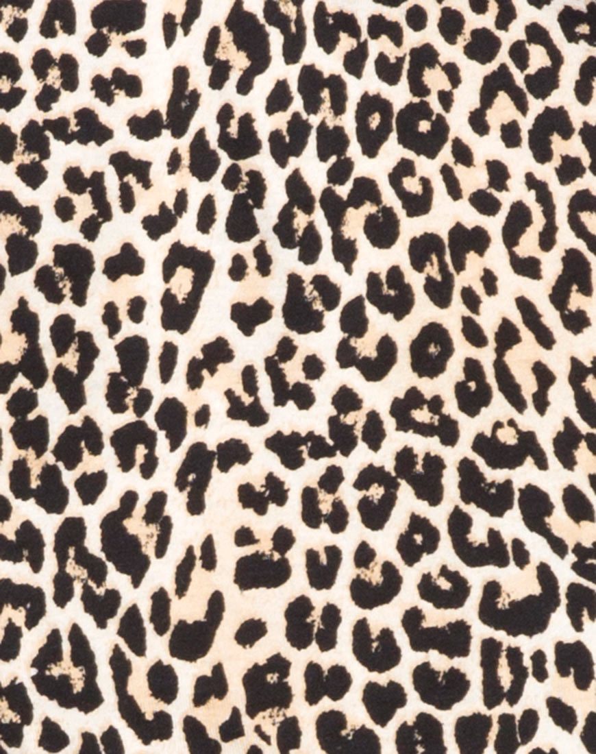 Image de Sunny Kiss Oversize Tee in Rar Leopard