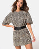 Image de Sunny Kiss Oversize Tee in Rar Leopard