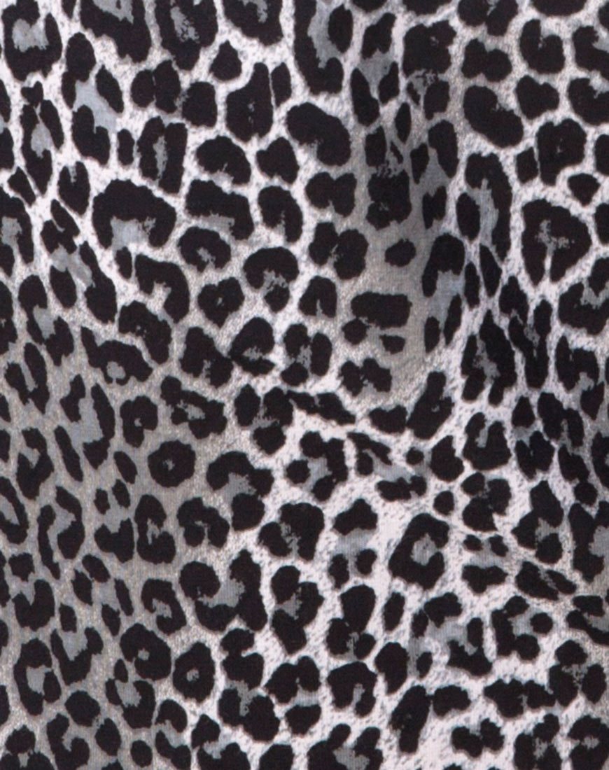 Image de Sunny Kiss Tee in Rar Leopard Grey