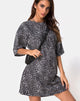 Image de Sunny Kiss Tee in Rar Leopard Grey